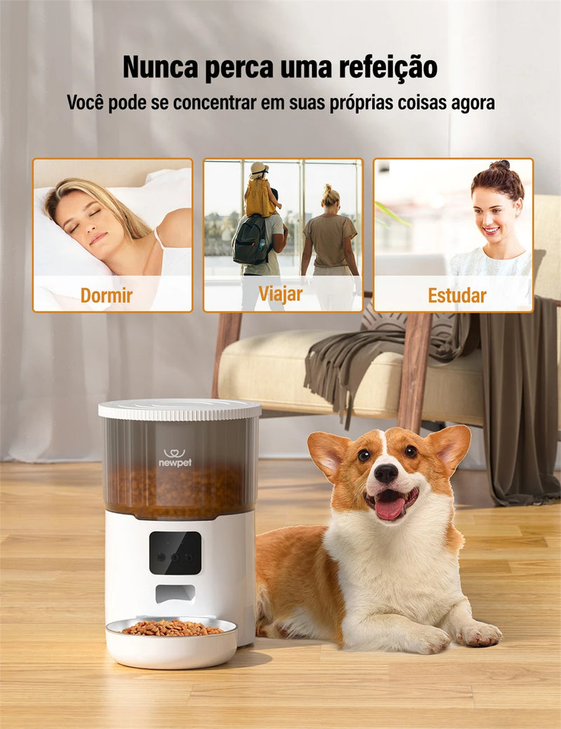 Alimentador Elétrico e Automático Pets