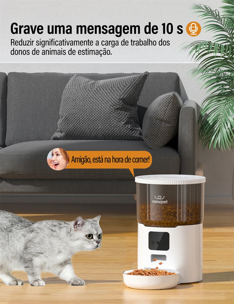 Alimentador Elétrico e Automático Pets