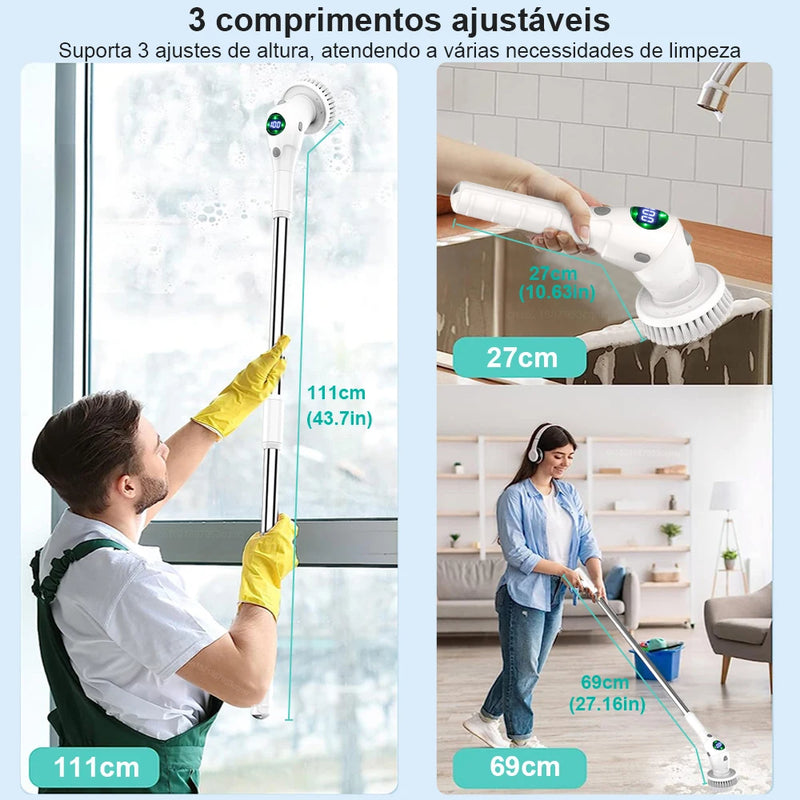 Escova Elétrica - Max Cleaning Brush